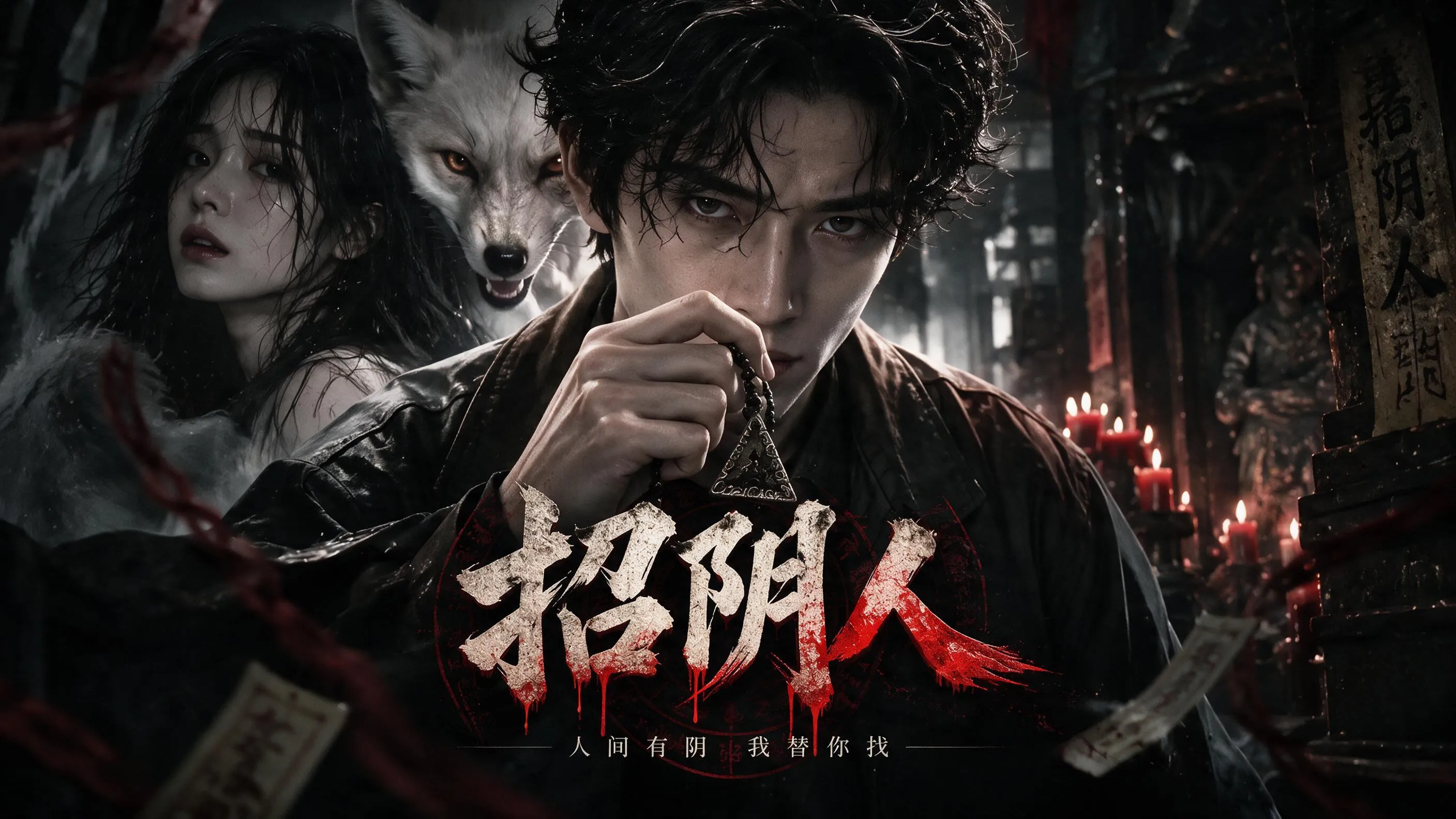 黄果魔改短剧《招阴人》海报